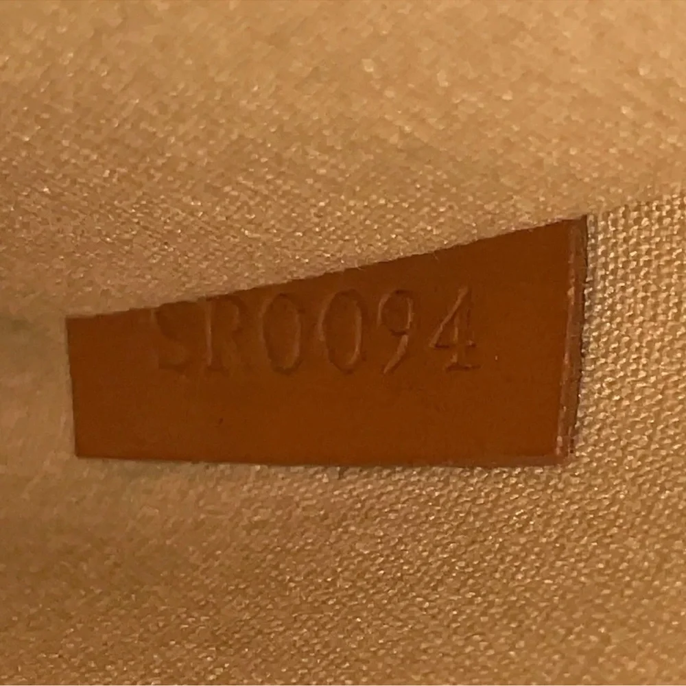 Authentic LOUIS VUITTON Monogram Mini Lucille PM Hand Bag (color Tan) (beige) - Picture 16 of 17